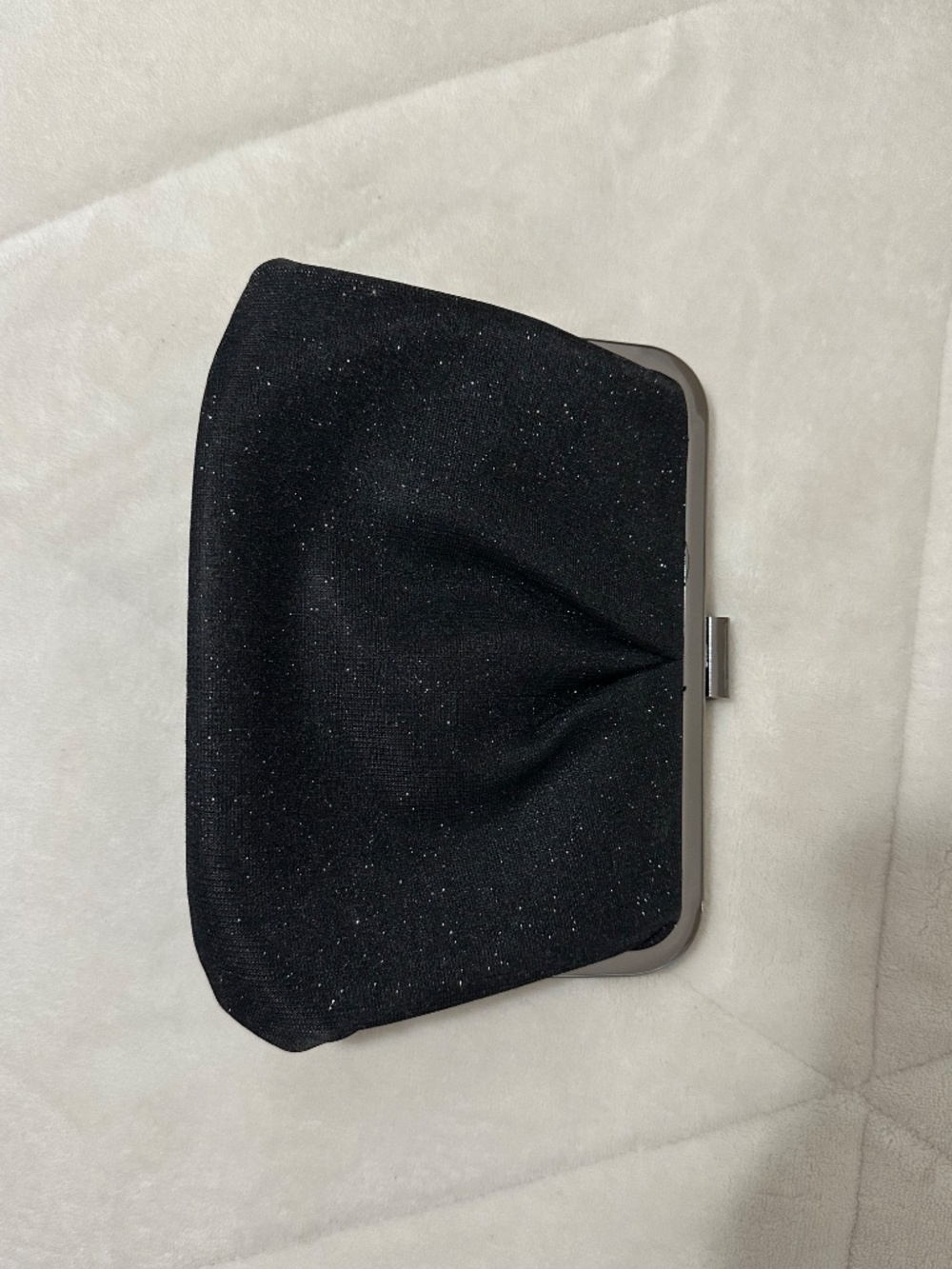 Black Sparkly Clutch Purse